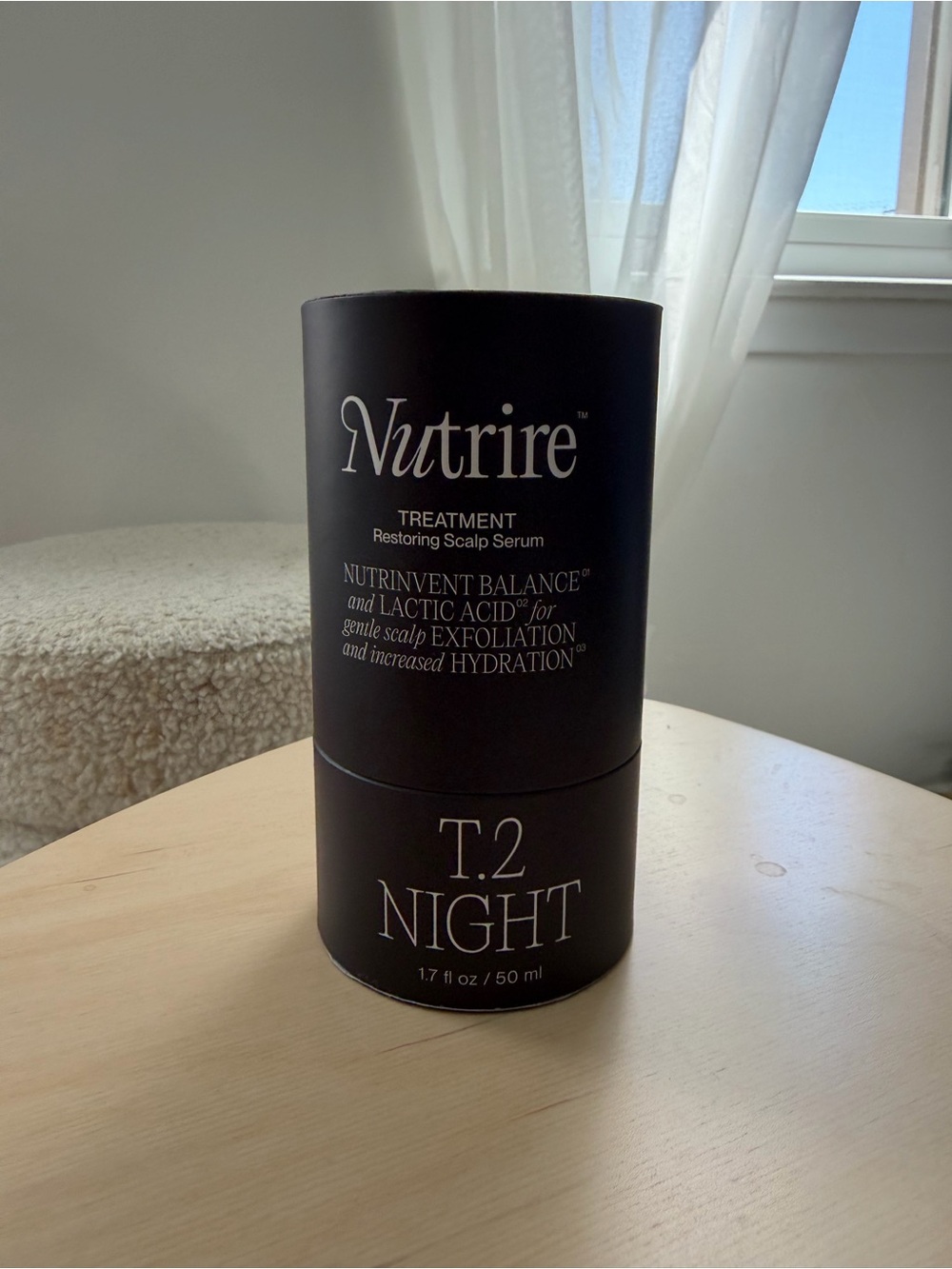T.2 Night Restoring Scalp Serum - Black